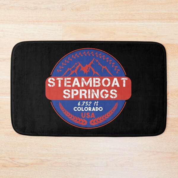Item preview, Steamboat Springs Colorado, Skiing Mountains, Skier Snowboard, 6732 ft, Winter designed and sold by KittySSmith.