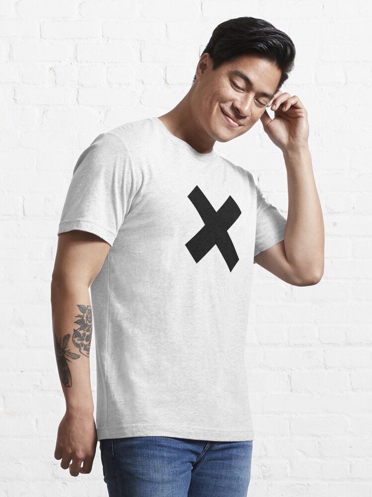 Tilgængelig undskyldning død Big Cross T-shirt - Cross-shape Street T-shirt | Designer T-shirt | Cross T- shirt" Essential T-Shirt for Sale by vilma3000 | Redbubble