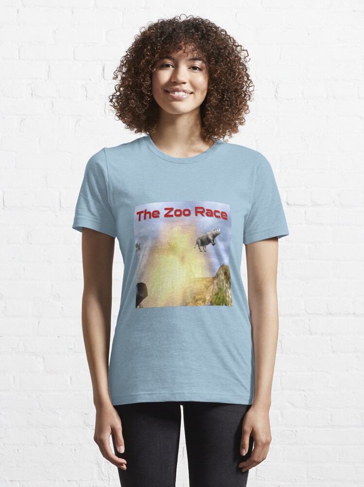 Alternate view of The Zoo Race Cannon Essential T-Shirt