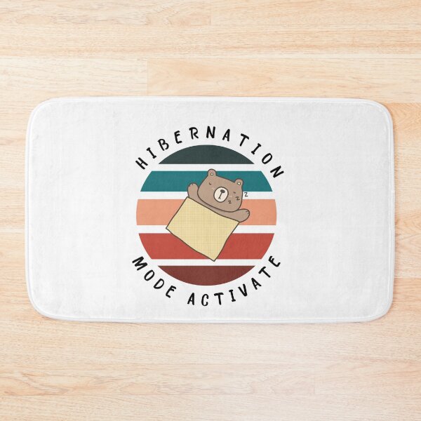 Item preview, Hibernation Mode Activate Cute Bear designed and sold by bsrishika.