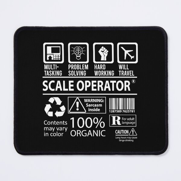 Item preview, Scale Operator T Shirt - MultiTasking Certified Job Gift Item Tee designed and sold by oslandefren.