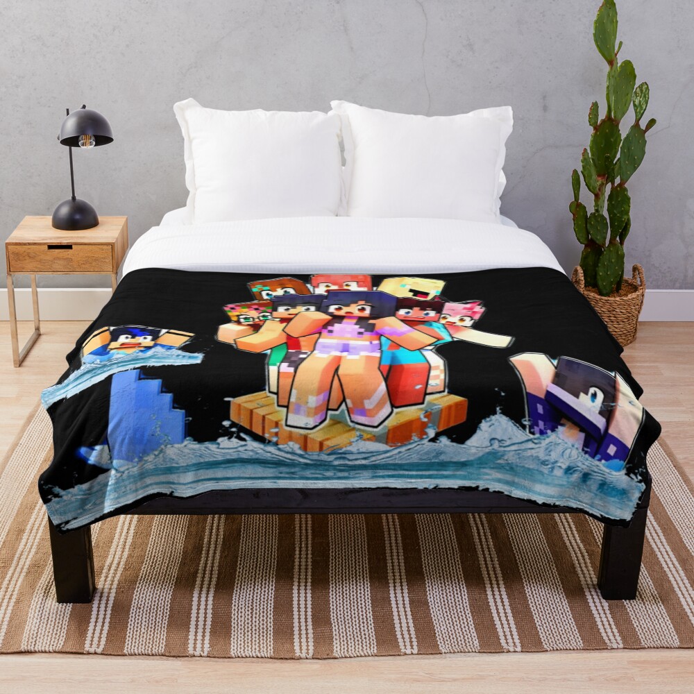 "Aphmau Friends Minecraft " Throw Blanket for Sale by Themagicianfox