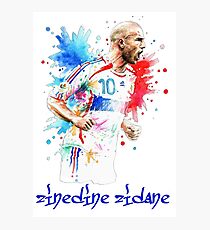 ZINEDINE ZIDANE - ZIZOU Photographic Print