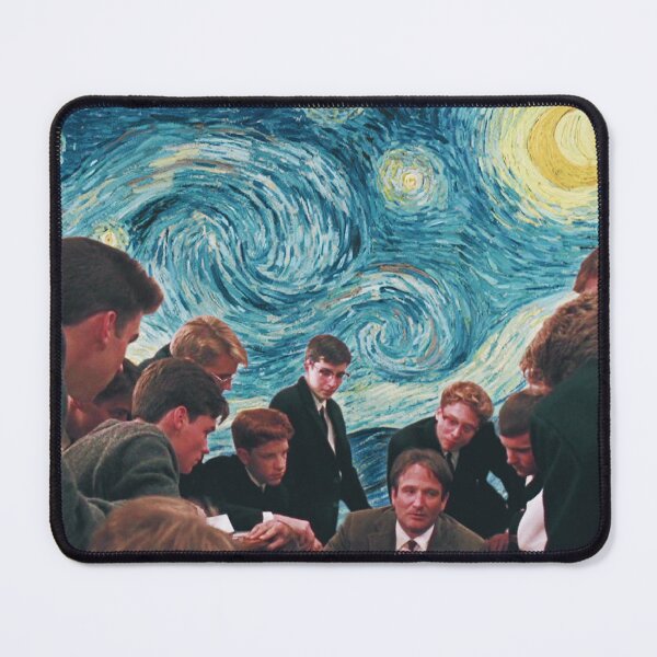 Item preview, Dead Poets Society Starry Night Poster designed and sold by Gothicrelics.