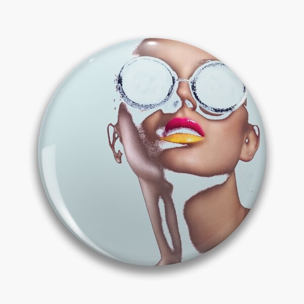 Item preview, La chica de las gafas de sol geniales designed and sold by Ruby Jackson.