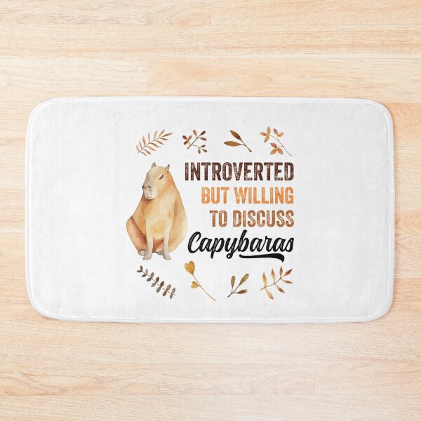 Item preview, Introverted But Willing To Discuss Capybaras designed and sold by PoeticDesign.