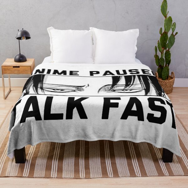 Item preview, Anime paused talk fast - Levi black white designed and sold by Sevval123.