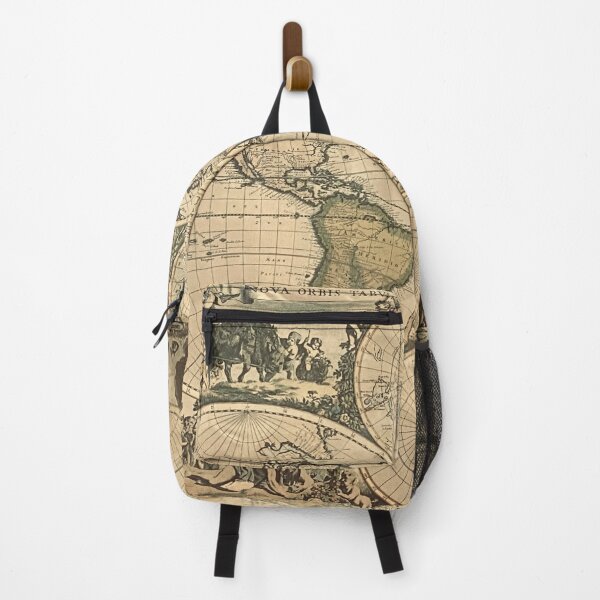 An Old Map of the World // 1670 Edition No.2 Backpack
