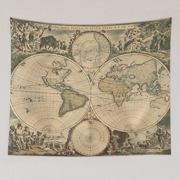 Item preview, An Old Map of the World // 1670 Edition No.2 designed and sold by Gothicrelics.