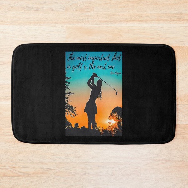 Item preview, The Most Important Shot In Golf Is The Next One - Ben Hogan - Woman Golf Player Poster Gift designed and sold by douglasNVD.