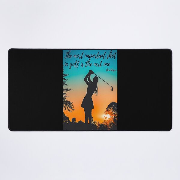 Item preview, The Most Important Shot In Golf Is The Next One - Ben Hogan - Woman Golf Player Poster Gift designed and sold by douglasNVD.