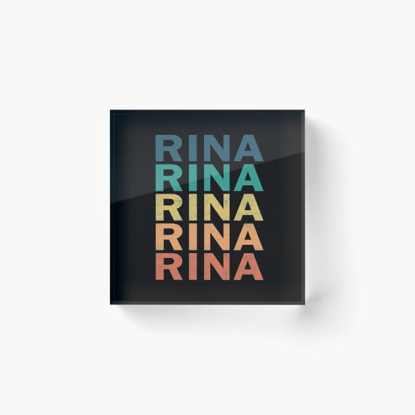 Item preview, Rina Name T Shirt - Rina Vintage Retro Rina Name Gift Item Tee designed and sold by mackpatsy.