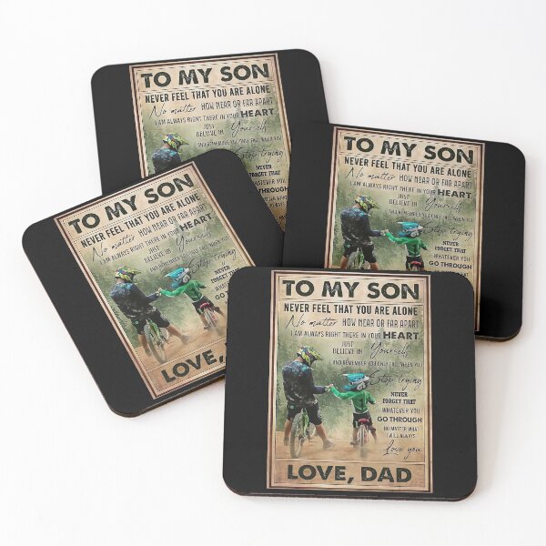 Item preview, To My Son Mountain Biking - To My Son Never Feel That You Are Alone - Mountain Biker Lovers  designed and sold by douglasNVD.