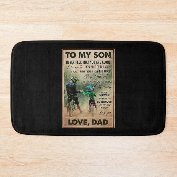 Item preview, To My Son Mountain Biking - To My Son Never Feel That You Are Alone - Mountain Biker Lovers  designed and sold by douglasNVD.