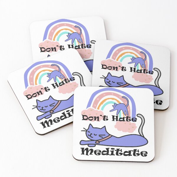 Item preview, Don't Hate Meditate designed and sold by Manoroma.