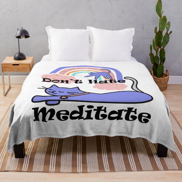 Item preview, Don't Hate Meditate designed and sold by Manoroma.