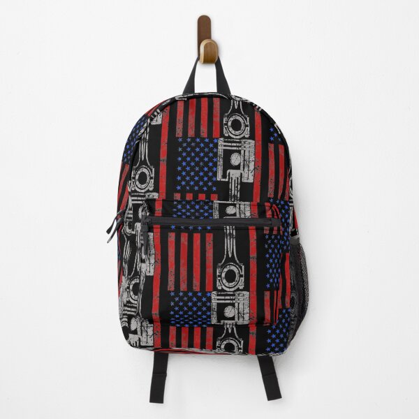 Item preview, American Flag Piston Muscle Car Patriotic Vintage . designed and sold by gillsue43.
