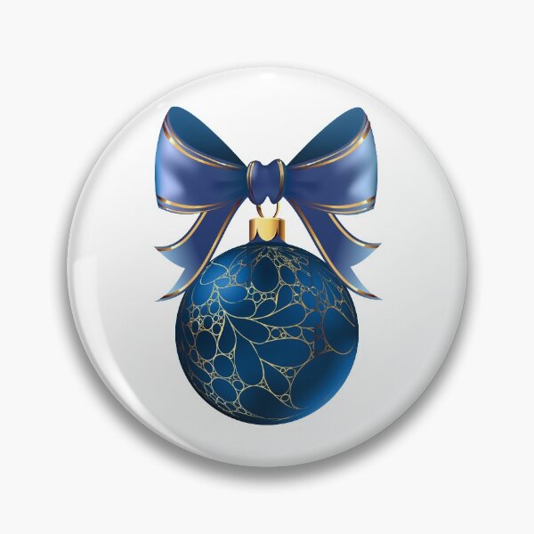 Item preview, Christmas Day | 25 Dec | Blue Christmas Ball I designed and sold by YI-Creations.