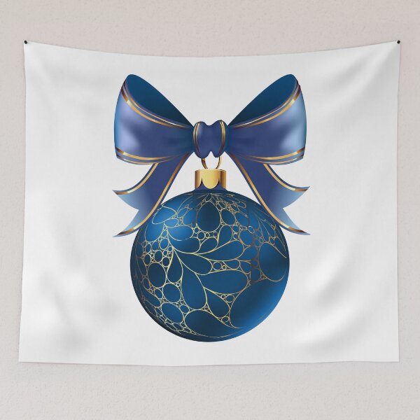 Item preview, Christmas Day | 25 Dec | Blue Christmas Ball I designed and sold by YI-Creations.