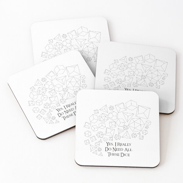 Item preview, Yes, I Really Do Need All These Dice designed and sold by pixelspantry.
