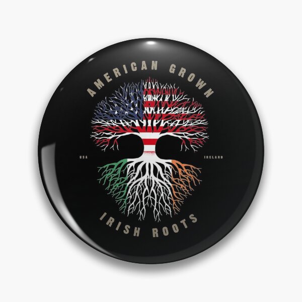 Item preview, American Grown Irish Roots Ireland Flag . . designed and sold by gillsue43.