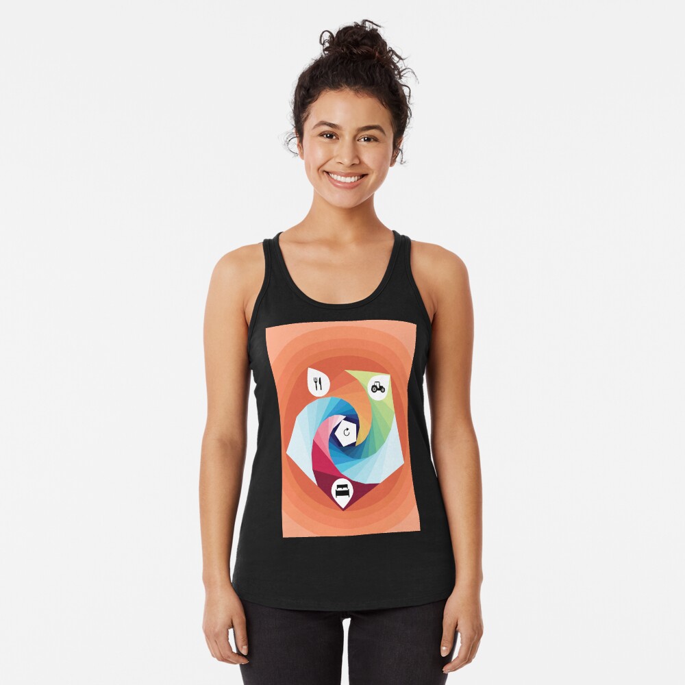 Item preview, Racerback Tank Top designed and sold by FridPix.