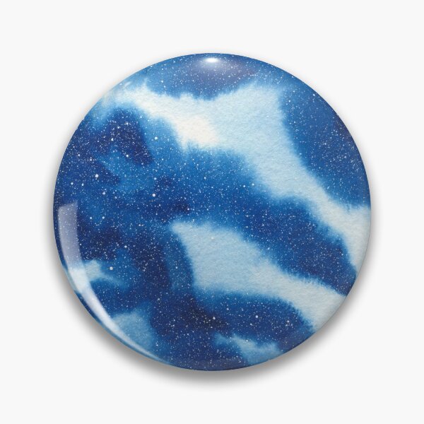 Item preview, Blue Nebulae Of Deep Space Abstract Galaxy Painting Design designed and sold by galleasstudio.
