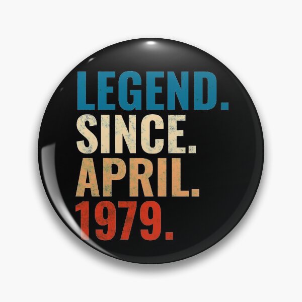 Item preview, Legend Since April 1979 Retro Vintage designed and sold by Teelogic.