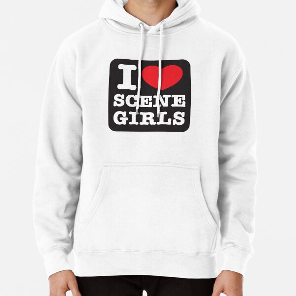 i <3 emo girls Pullover Hoodie for Sale by ggothclaudia