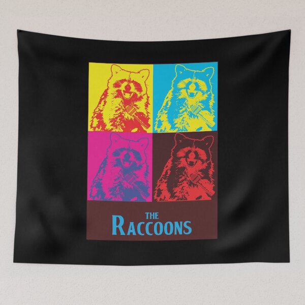 Item preview, Raccoon wielding vocals designed and sold by autoboxdesign.