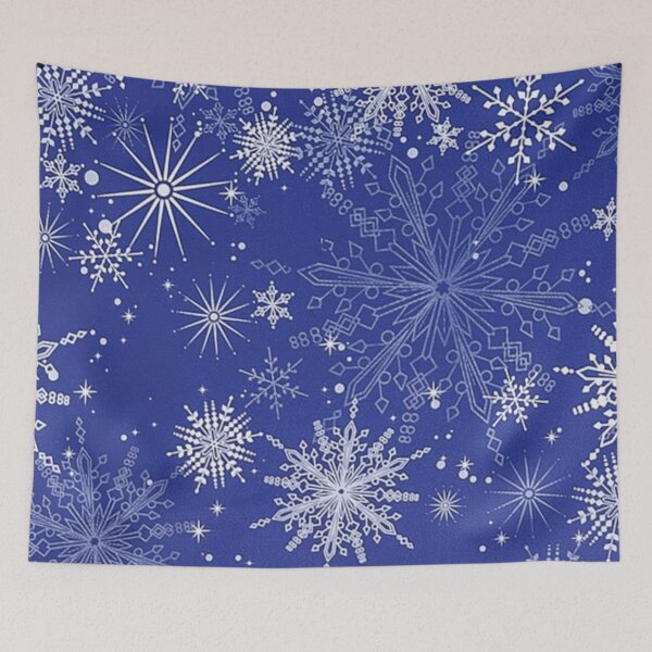 Artikelvorschau, Blaue Flocken weihnachten entworfen und verkauft von PedramJ.