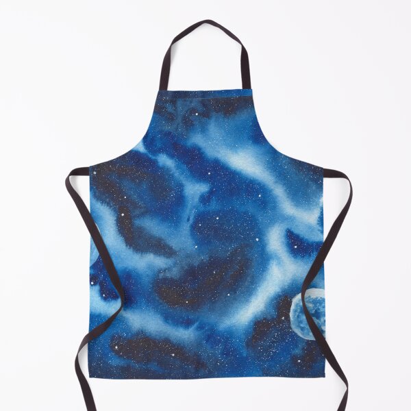 Item preview, Blue Nebulae Of Deep Space With Planets Galaxy Painting Design designed and sold by galleasstudio.
