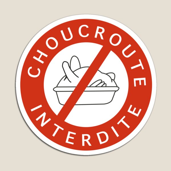 Aperçu de l'œuvre Choucroute interdite créée et vendue par vermilione.