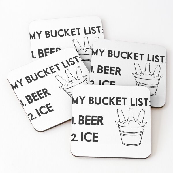 Item preview, Beer Ice Bucket List Save Water Drink Beer Weekend Love Beer Party Art Design Happy Apparel Essential Inspiration Joy Mood  Beer Squad designed and sold by DesignByHeartUK.