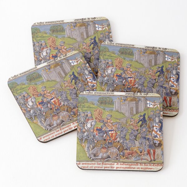 Item preview, Battle of Aljubarrota Medieval War Portugal King of Castille 2nd Scene designed and sold by WizardsWorld.