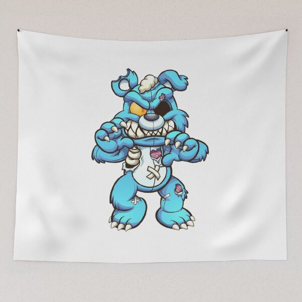 Item preview, angry blue bear designed and sold by ANIBLA.