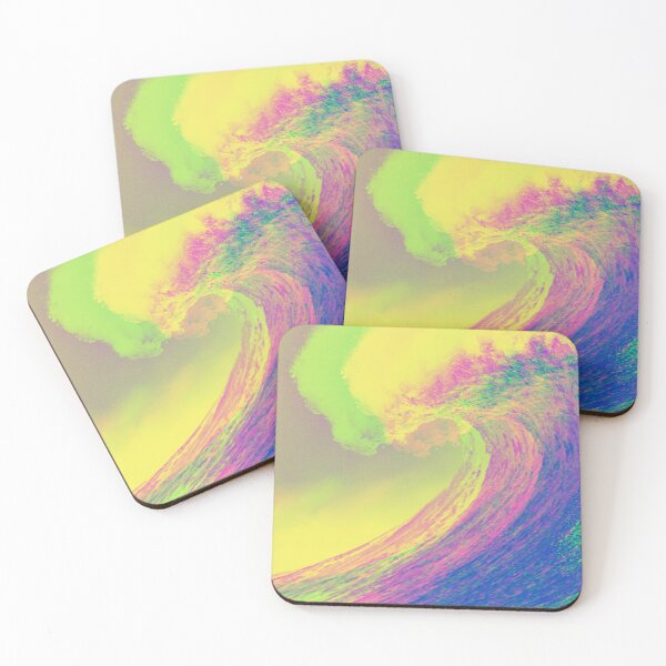 Item preview, Art modern art abstract poster  Waves  designed and sold by Tropical Blood.