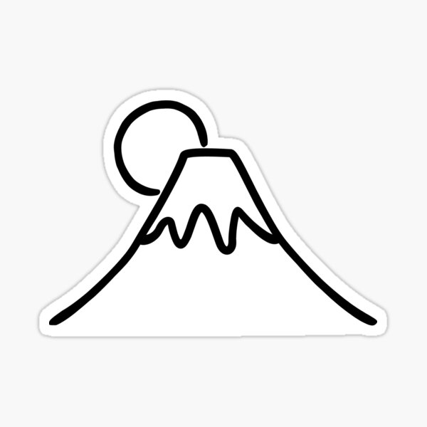 Mt. Fuji And Sunrise Sticker