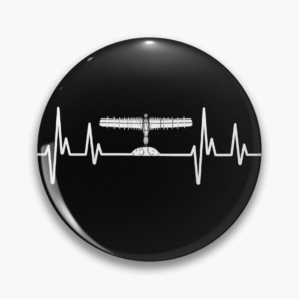 Item preview, Angel Of The North Heartbeat designed and sold by Toon T-Shirts.