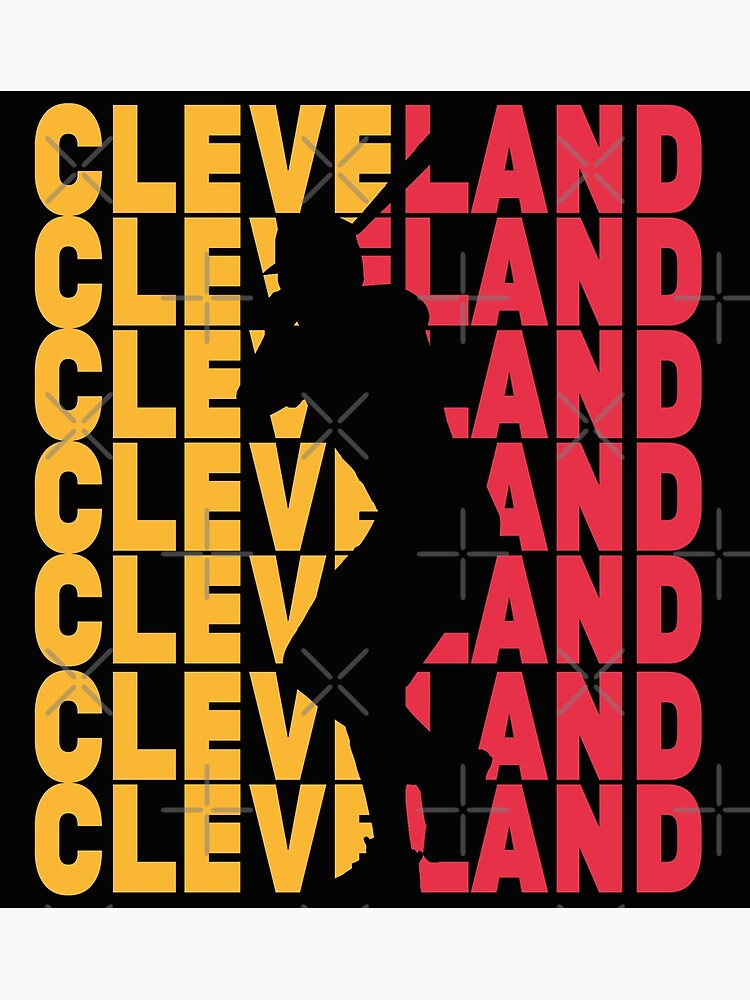 Cleveland Caucasians Poster for Sale by artboxpeople