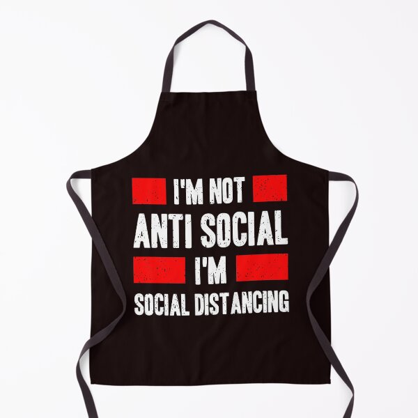 Item preview, I'm not anti social  i'm social distancing designed and sold by fulbag588.