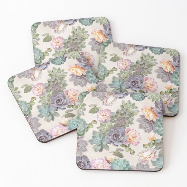 Item preview, Bouquets of roses and succulents. designed and sold by RinaMDesigns.