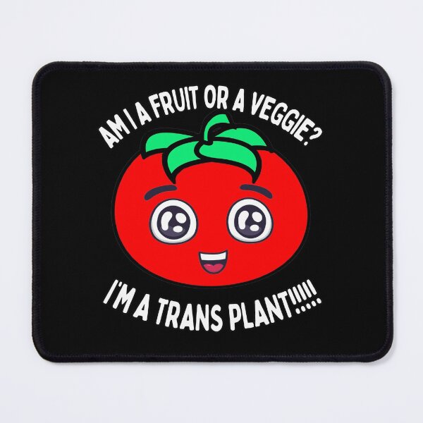 Item preview, Funny Tomato Am I A fruit or a Veggie or a Transplant Pun designed and sold by funnytshirtemp.
