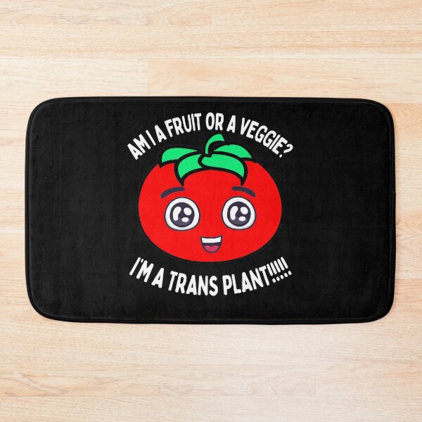 Item preview, Funny Tomato Am I A fruit or a Veggie or a Transplant Pun designed and sold by funnytshirtemp.