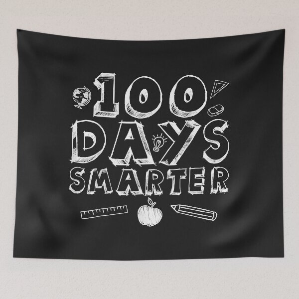 Item preview, Cute Happy 100th Day of School Tees 100 Days Smarter designed and sold by AnitaJGreenspan.