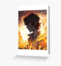 Burning in My Bones Greeting Card