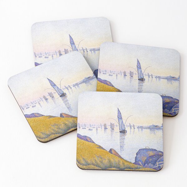 Item preview, Evening Calm, Concarneau, Opus 220 (1891) by Paul Signac designed and sold by Designedbysm.