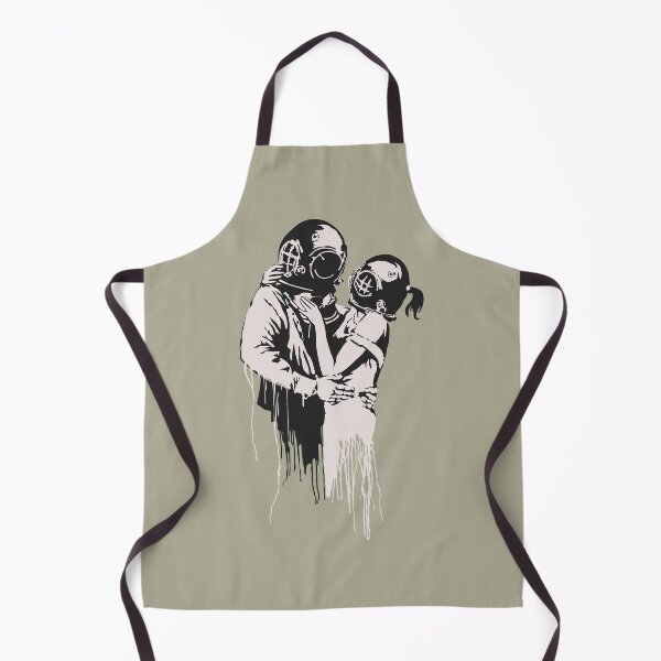 Item preview, Diver Couple hugging - Banksy Graffiti designed and sold by portokalis.