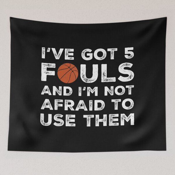 Item preview, Funny Basketball Player - Hoops 5 Fouls designed and sold by Marmion434423.