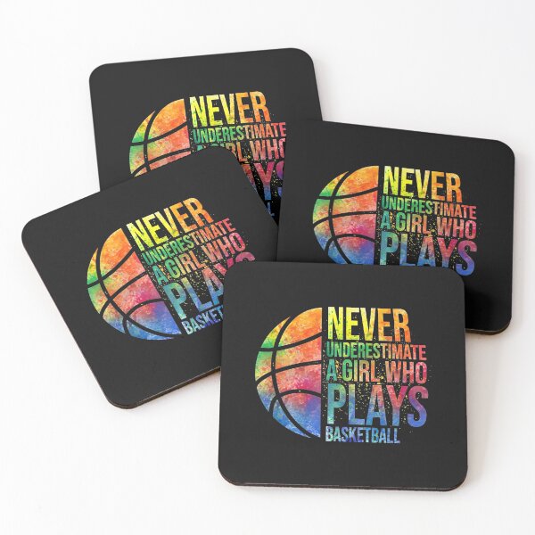 Item preview, Hoops Girls Never Underestimate A Girl Who Plays Basketball designed and sold by Marmion434423.